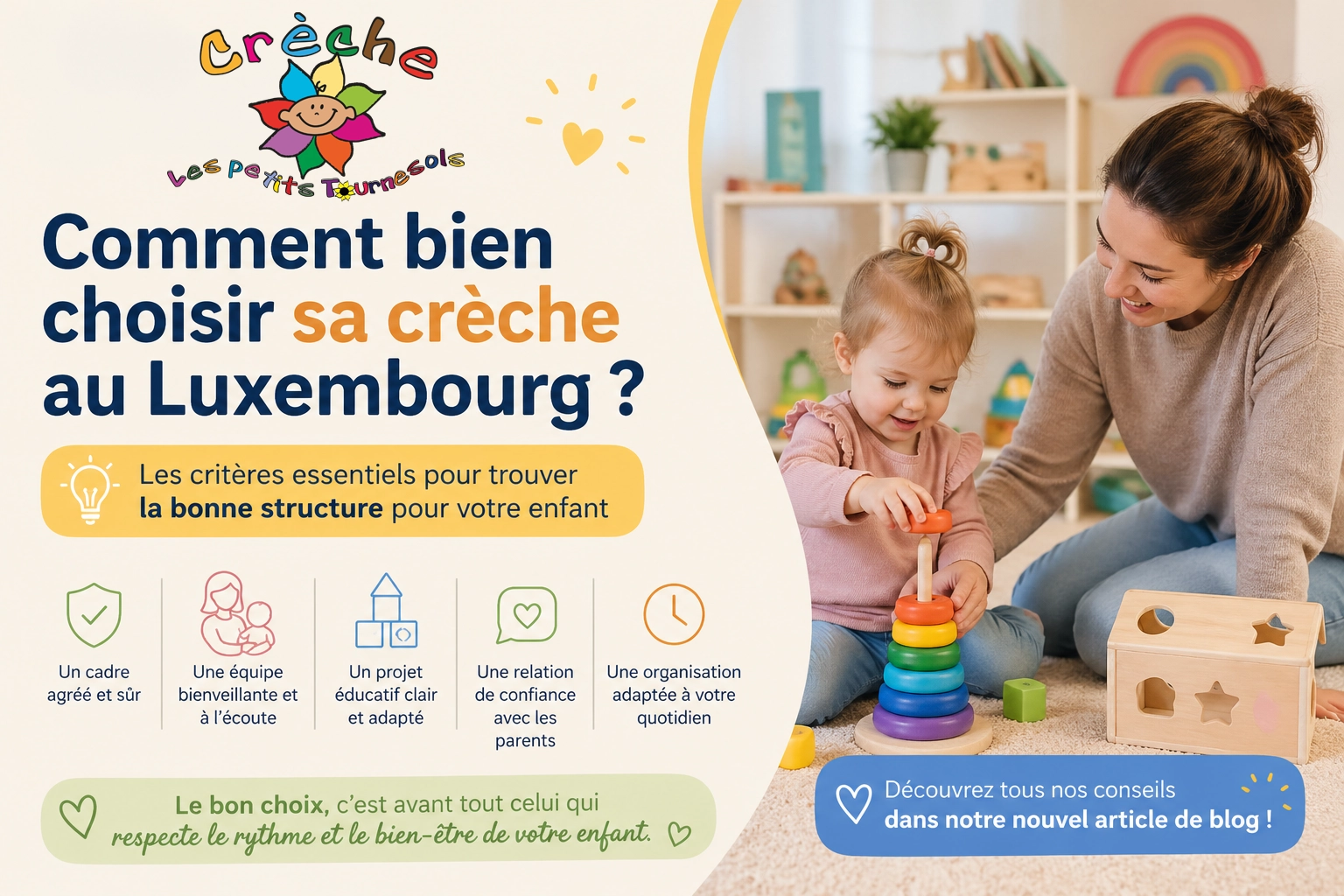 Comment bien choisir sa crèche au Luxembourg ?