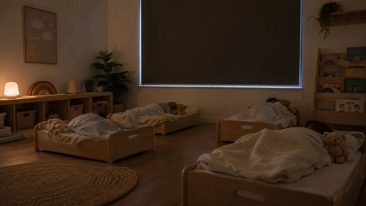 La sieste à la crèche : respecter le rythme de chaque enfant